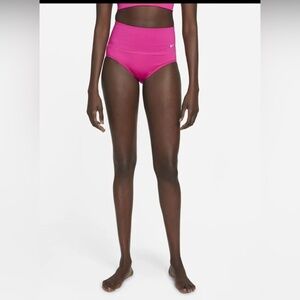Nike womens high waisted Essential Swim Bottoms‎ Pink Size XL